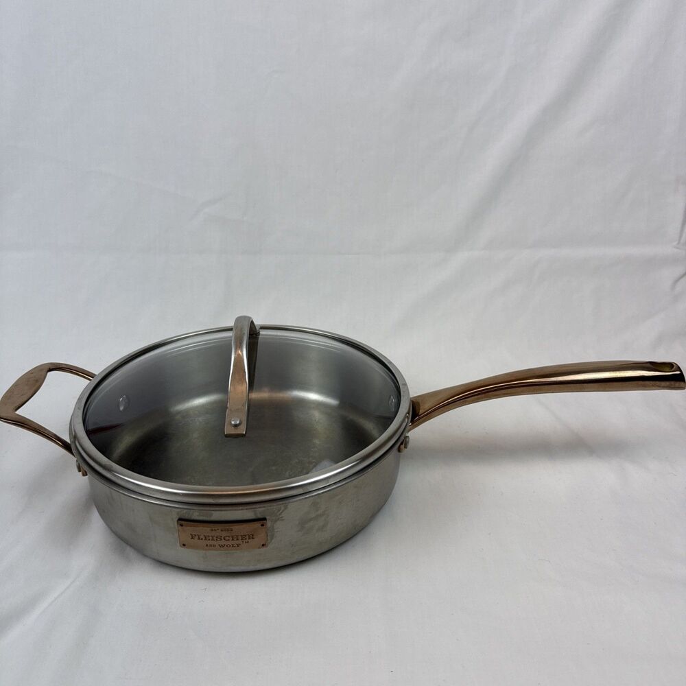Fleischer & Wolf ES2000 Copper Tri-Ply Stainless Steel Cookware pan